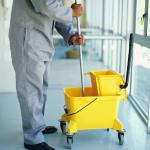 vacuum carpets and mop wood, tile, and linoleum floors
