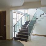 clean entrances, foyers, reception areas, and hallways 
